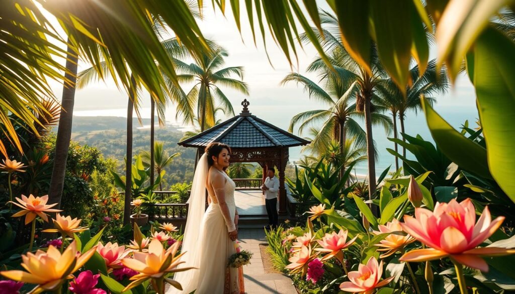 romantic bali wedding
