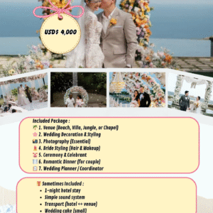 WEDDING IN BALI SILVER PACKAGE