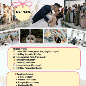 WEDDING IN BALI VIP PACKAGE