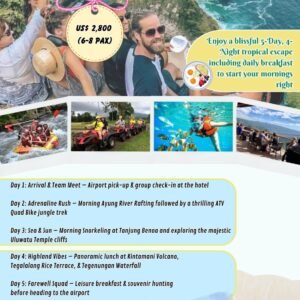 Holiday Small Group Package (6-8 Pax)